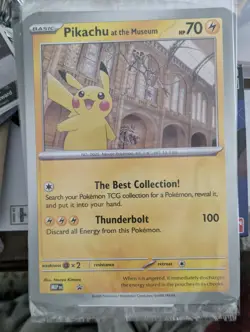 NEW Pikachu At The museum Promo Sealed Pokemon x National History Museum NHM - Image 1