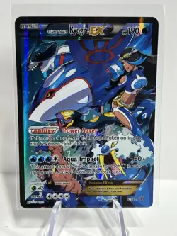 Pokemon Team Aqua's Kyogre EX 6/34 Double Crisis Holo Ultra Rare Card - Image 1