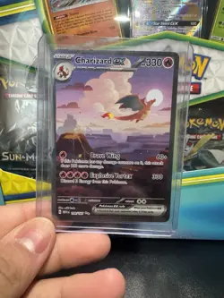 Pokemon Charizard ex 199/165 Scarlet & Violet 151 Special Illustration Rare Holo - Image 3