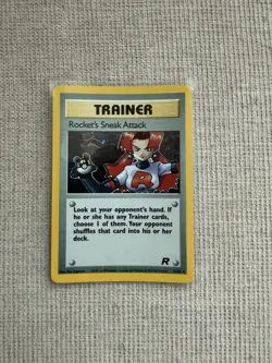 Pokemon Rocket’s Sneak Attack Holo 16/82 Trainer - Image 2