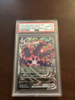 2020 Pokemon Eternatus VMAX SWSH045 Black Star Promo PSA Gem Mint 10 - Image 1