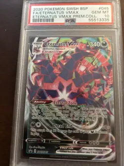 2020 Pokemon Eternatus VMAX SWSH045 Black Star Promo PSA Gem Mint 10 - Image 2