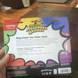 Pokemon Mega Evolution Ascended Heroes Tech Sticker Pack Gastly Gengar - Image 3