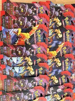 40 Sleeved Destined Rivals Booster Packs Pokemon - Image 3