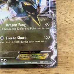 Pokemon - Black Kyurem EX - 101/149 - BW Boundaries Crossed - Holo - Ultra Ra NM - Image 5