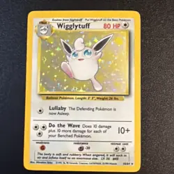 Wigglytuff No Symbol Error 16/64 LP Jungle Unlimited Holo Rare Pokemon TCG - Image 1