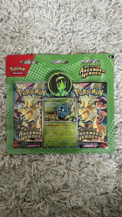 Pokemon TCG: Mega Evolution-Ascended Heroes Erika's Tangela 2-pack blister - Image 1