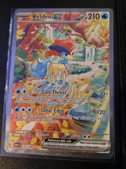 Pokemon TCG Keldeo EX 167/086 White Flare Special Illustration Rare Card English - Image 1