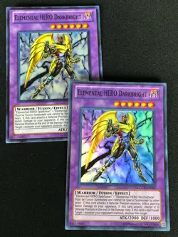 YUGIOH ELEMENTAL HERO DARKBRIGHT LCGX-EN063 SUPER X2 (NM) - Image 1