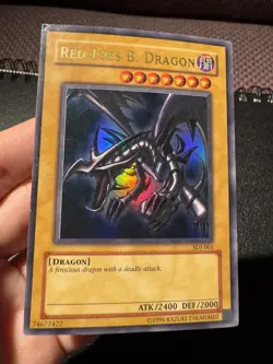 Yugioh Red-Eyes B. Dragon SDJ-001 Ultra Rare MP - Image 3