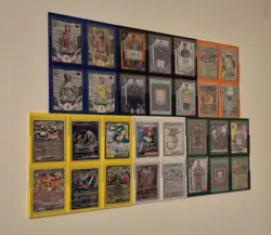 Trading Card Toploader Wall mount display for Pokemon, Yu-Gi-Oh, sports cards - Image 1