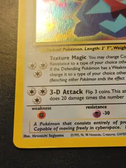 Pokemon TCG Cool Porygon Holo Rare Black Star Promo Card 15/53 WOTC - Image 5