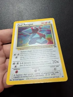 Cool Porygon #15 Holo 1999-2000 Black Star Promo Pokemon Card TCG NM - Image 4