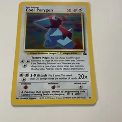 Pokemon TCG Cool Porygon Holo Rare Black Star Promo Card 15/53 WOTC - FREE SHIP - Image 2