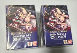 One Piece TCG The Azure Sea's Seven Double Pack Set 9 Sealed (Lot of 2) - Image 1