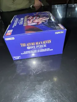 One Piece Card Game - (OP14) The Azure Sea's Seven Booster Box UNSEALED INHAND - Image 4
