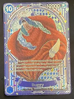 Buggy SILVER OP09-051 SP OP14-EB04 The Azure Sea's Seven Alt Foil ONE PIECE HIT - Image 1
