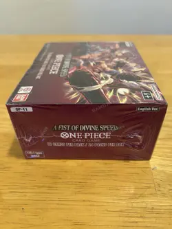 One Piece TCG: A Fist of Divine Speed Booster Box OP-11 English Edition Sealed - Image 3