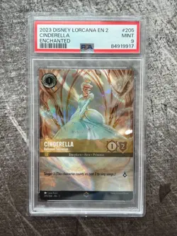 Cinderella - Ballroom Sensation (Enchanted) 205/204 PSA 9 MINT DISNEY LORCANA - Image 1