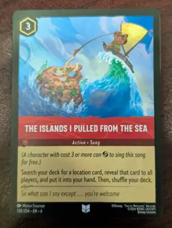 The Islands I Pulled From The Sea - Azurite Sea - 130/204 - Lorcana - Non Foil - Image 1