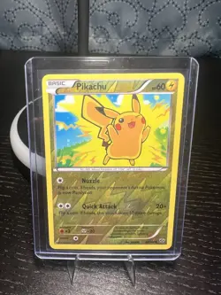 Pokemon TCG - XY Base Set - Pikachu: 42/146 Reverse Holo - Image 1