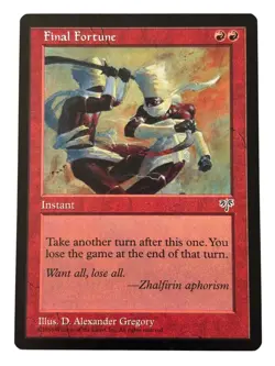 MTG Final Fortune Mirage Near Mint NM Regular Vintage Old School Magic - Image 3