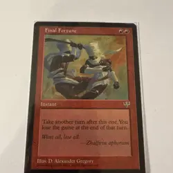 English Final Fortune Mirage MTG NM Free shipping with tracking - Image 1