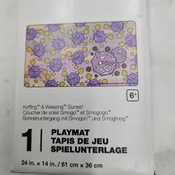 NEW Pokemon Center Trading Card Game Playmat Koffing & Weezing Sunset - Image 2