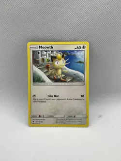 Meowth Pokemon TCG Card 101/147 2017 Basic - Image 1