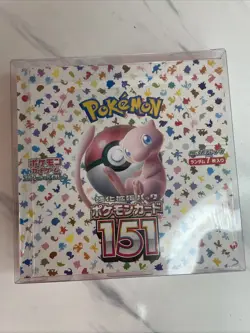 Scarlet & Violet Pokemon Card 151 Japanese Booster Box sv2a With Box Protector - Image 1