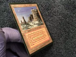 3 FRENCH PLATEAU Foreign Black Border REVISED DUAL LANDS MTG LP to NM - Image 5