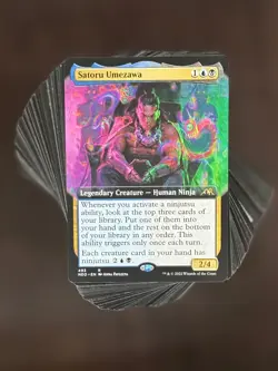 MTG Commander Deck - Satoru Umezawa - 100 Cards EDH Ninjitsu Eldrazi - Image 1