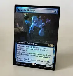 MTG Ghostly Pilferer (Extended Foil) M21 NM - Image 1