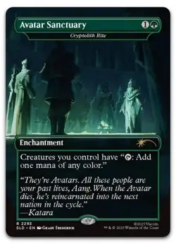 Avatar Sanctuary - Cryptolith Rite #2293 (NM) Secret Lair Drop SLD Magic MTG - Image 1
