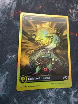 MTG - NM - Forest - First-Place Foil - Aetherdrift 511 - Image 2