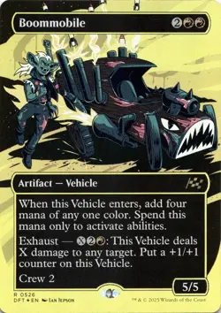 Boommobile FIRST PLACE FOIL Aetherdrift Magic MTG NM - Image 1