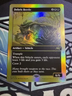 Debris Beetle (478/579) Aetherdrift First-Place Foil MTG Magic the Gathering - Image 1