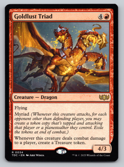 Goldlust Triad - Commander: Tarkir: Dragonstorm MTG - Image 1