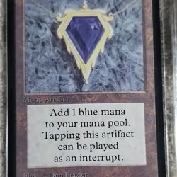 Mox Sapphire. Beta Edition. Mint. Ungraded. Never Played - Image 1