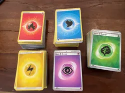 Pokemon 450 Energy Cards Bulk Lot - Image 1