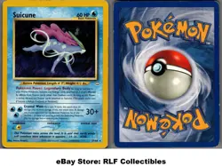 2001 Pokemon, Neo Revelation, #27/64 Suicune, Rare - Image 1