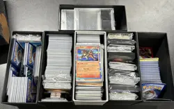 Pokemon- TCG Trading Cards - ASSORTED LOT OF ETB BOXES FULL OF CARDS w BINDER 636996769739 - Image 2