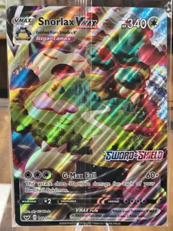 Snorlax VMAX JUMBO Card 142/202 Stamped Gamestop Promo Pokemon Sword & Shield - Image 2