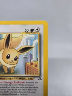 Pokemon TCG Eevee 38/75 Neo Discovery Unlimited Regular Uncommon WOTC Vintage - Image 3