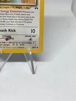 Pokemon TCG Eevee 38/75 Neo Discovery Unlimited Regular Uncommon WOTC Vintage - Image 5