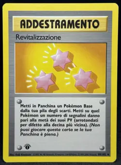 POKEMON~REVITALIZZAZIONE~89/102~SET BASE~NONCOMUNE~1A EDIZIONE~ITALIANO~NM- - Image 1