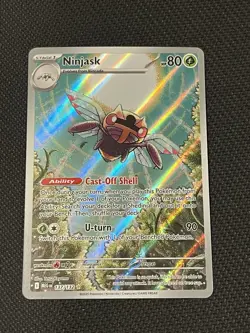 Pokemon TCG Mega Evolution 137/132 Ninjask Illustration Rare - NM - Image 1
