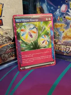 Pokemon - Neo Upper Energy - 162/162 SV05: Temporal Forces - ACE SPEC Rare - NM - Image 1