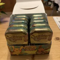 Pokemon Kanto Friends Mini Tin Box of 10 - Unsealed - Same Day Dispatch 🔥 - Image 2