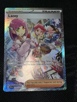 Lacey 172/142 Special Illustration Rare Stellar Crown Pokemon TCG - Image 1